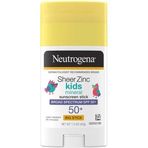 Neutrogena Sheer Zinc Kids Mineral Sunscreen Stick SPF 50+ - Sunscreen Neutrogena Sheer Zinc Kids Mineral Sunscreen Stick SPF 50+ - Sunscreen