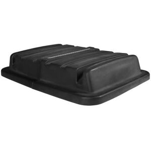 Couvercle de poubelle Rubbermaid noir - Couvercle de conteneur à déchets Couvercle de poubelle Rubbermaid noir - Couvercle de conteneur à déchets