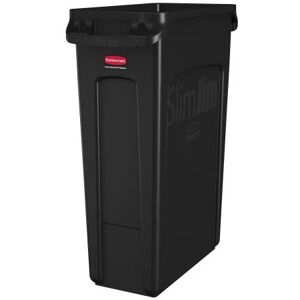 Rubbermaid Slim Jim Větraný Recyklační Koš (3540) - Černý (FG354060BLA) Rubbermaid Slim Jim Větraný Recyklační Koš (3540) - Černý (FG354060BLA)