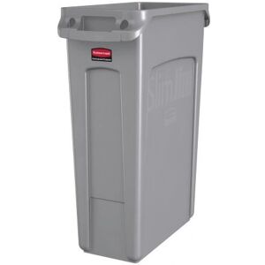 Container de gunoi Rubbermaid Gri FG354060 - 87L, Ventilație, Slim Jim Container de gunoi Rubbermaid Gri FG354060 - 87L, Ventilație, Slim Jim