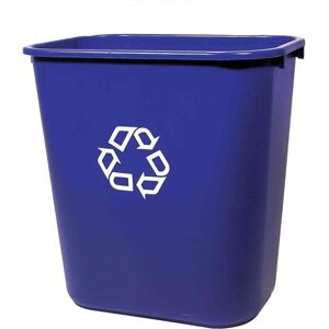 Rubbermaid Model 2956-73-BLU Waste Container - Rectangular Blue Rubbermaid Model 2956-73-BLU Waste Container - Rectangular Blue