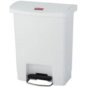 Rubbermaid Slim Jim Treteimer 30 L - Weiß Rubbermaid Slim Jim Treteimer 30 L - Weiß