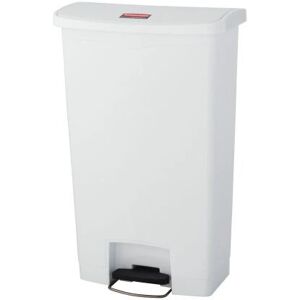 Rubbermaid Weiß 68 L Rechteckiger Pedalabfalleimer Rubbermaid Weiß 68 L Rechteckiger Pedalabfalleimer