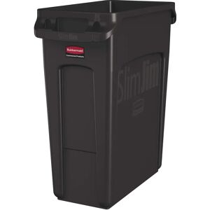 Rubbermaid Odpadkový koš - Slim Jim 60L Větraný Hnědý Rubbermaid Odpadkový koš - Slim Jim 60L Větraný Hnědý