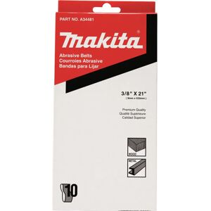 Makita A-34481 10pc Sanding Belt - Sander Accessory Makita A-34481 10pc Sanding Belt - Sander Accessory