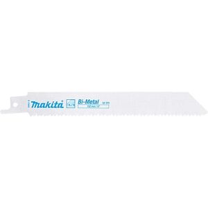 Makita B-31843 Bimetal Jigsaw Blade - 152mm, 10 TPI, 5 pcs. Makita B-31843 Bimetal Jigsaw Blade - 152mm, 10 TPI, 5 pcs.