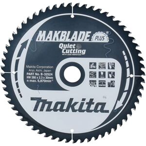 Makita Makblade B-32524 Hardmetal Circular Saw Blade - 260mm, 60 Teeth Makita Makblade B-32524 Hardmetal Circular Saw Blade - 260mm, 60 Teeth