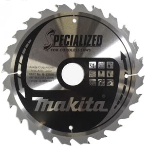Makita B-32926 Circular Saw Blade - Specializer, 190x30mm, 24T Makita B-32926 Circular Saw Blade - Specializer, 190x30mm, 24T