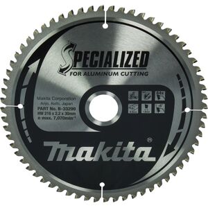 Makita B-33299 Aluminium Cirkelzaagblad - 64T - 216mm Makita B-33299 Aluminium Cirkelzaagblad - 64T - 216mm