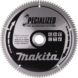 Makita Model 260x30x100Z Circular Saw Blade - Aluminum, 100 Teeth Makita Model 260x30x100Z Circular Saw Blade - Aluminum, 100 Teeth
