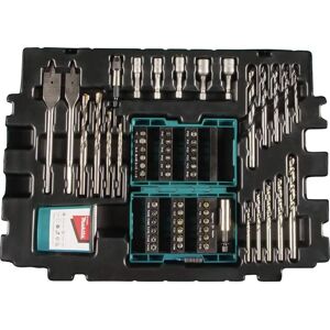 Makita B-49638 Drill Bit Set - 69 Pieces, Blue - Drill and Screwdriver Kit Makita B-49638 Drill Bit Set - 69 Pieces, Blue - Drill and Screwdriver Kit