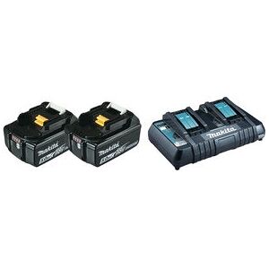 Makita 197629-2 Juego de Batería y Cargador Inalámbrico - 18V 5Ah Li-Ion Makita 197629-2 Juego de Batería y Cargador Inalámbrico - 18V 5Ah Li-Ion