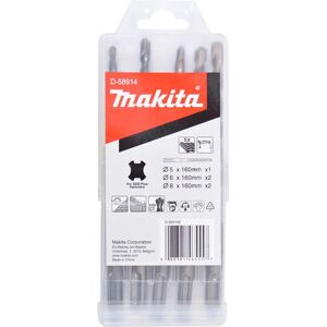 Makita D-58914 Boremix - SDS-plus, 5 stk, 160mm Makita D-58914 Boremix - SDS-plus, 5 stk, 160mm