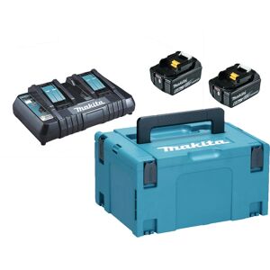 Makita 198077-8 Batería y cargador inalámbricos - 18V, 6.0Ah, Set Makita 198077-8 Batería y cargador inalámbricos - 18V, 6.0Ah, Set