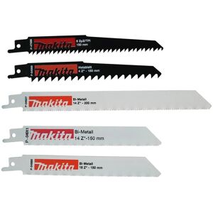 Makita P-83967 Reciprocal Saw Blade Set - 5 Units Makita P-83967 Reciprocal Saw Blade Set - 5 Units