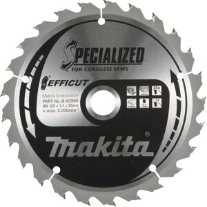 Makita B-62985 Compact Circular Saw Blade - 165mm, 20mm, 25 Teeth Makita B-62985 Compact Circular Saw Blade - 165mm, 20mm, 25 Teeth