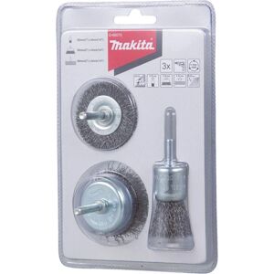Makita D-66070 Angle Grinder Accessory - 3-Piece Wire Brush Set Makita D-66070 Angle Grinder Accessory - 3-Piece Wire Brush Set