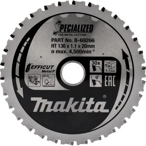 Makita B-69266 Cirkelzaagblad - Efficiënt snijden van metaal Makita B-69266 Cirkelzaagblad - Efficiënt snijden van metaal