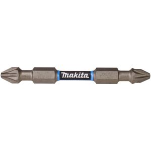 Makita Impact Premier PZ2 Double-Ended Screwdriver Bits - 65mm Makita Impact Premier PZ2 Double-Ended Screwdriver Bits - 65mm