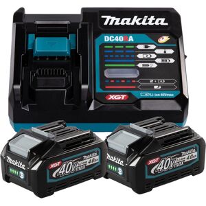 Makita Power Source Kit 40V DC40RA +BL4040 (2x Akun 4 Ah) 191L77-9 Makita Power Source Kit 40V DC40RA +BL4040 (2x Akun 4 Ah) 191L77-9