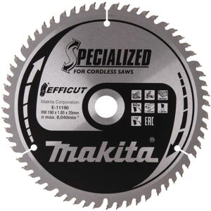 Makita E-11162 190mm Circular Saw Blade - 60T, Precision Makita E-11162 190mm Circular Saw Blade - 60T, Precision