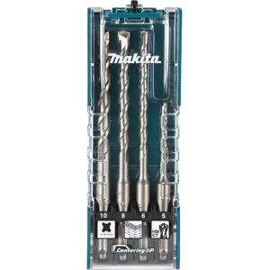 Makita E-13596 Drill Bit Set - 4 Spiral Bits for Stone & Concrete Makita E-13596 Drill Bit Set - 4 Spiral Bits for Stone & Concrete