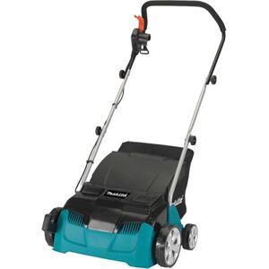 Verticuttrice da prato Makita UV3200 - 1300W, 30L, Nero, Ciano Verticuttrice da prato Makita UV3200 - 1300W, 30L, Nero, Ciano