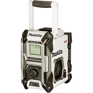 Makita White Job Site Radio - Model Mr001gz01 - Compatible with 12V to 40V Batteries Makita White Job Site Radio - Model Mr001gz01 - Compatible with 12V to 40V Batteries