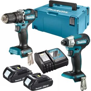 Zestaw Narzędzi Makita DHP487 DTD157 - Bezprzewodowy, 18V Zestaw Narzędzi Makita DHP487 DTD157 - Bezprzewodowy, 18V