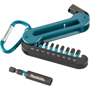 Makita Impact Black Impact Bit Set - 10 Osat - Magneettinen Teline Makita Impact Black Impact Bit Set - 10 Osat - Magneettinen Teline