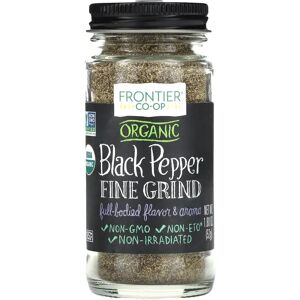 Frontier Coop Organic Black Pepper Fine Grind - spice Frontier Coop Organic Black Pepper Fine Grind - spice