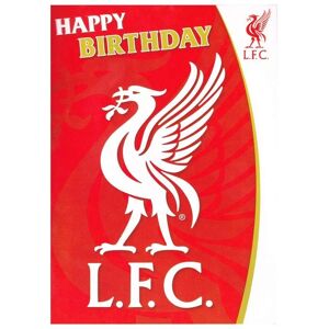 Taylors Liverpool FC Musical Birthday Card - Liverpool crest, Plays 'You'll Never Walk Alone', Red Taylors Liverpool FC Musical Birthday Card - Liverpool crest, Plays 'You'll Never Walk Alone', Red