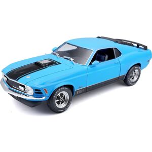 Maisto Ford Mustang Mach 1 1970 Blue Scale Model Car - 1:18 Maisto Ford Mustang Mach 1 1970 Blue Scale Model Car - 1:18