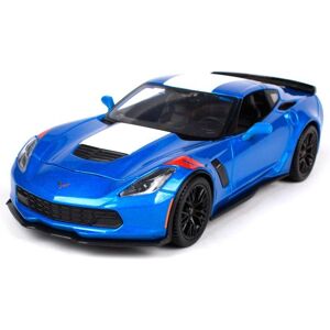 Maisto Chevrolet Corvette Grande Sport Modèle 1:24 Diecast Gris Métallique - Voiture Maisto Chevrolet Corvette Grande Sport Modèle 1:24 Diecast Gris Métallique - Voiture