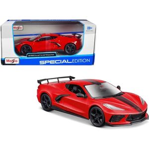 Maisto Chevrolet Corvette Stingray Coupe 1:24 méretarány Modell piros - Miniatűr autó Maisto Chevrolet Corvette Stingray Coupe 1:24 méretarány Modell piros - Miniatűr autó