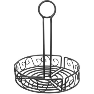 Olympia Titolare Filo Condimento Nero 235x195mm Caddy Rack - Condiment Holder Olympia Titolare Filo Condimento Nero 235x195mm Caddy Rack - Condiment Holder