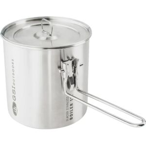 GSI Outdoors Glacier Stainless Boiler - 1.1L - Hervidor, Ligero, Compacto GSI Outdoors Glacier Stainless Boiler - 1.1L - Hervidor, Ligero, Compacto