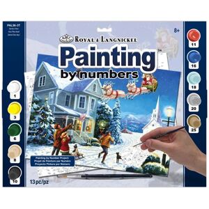 Royal Langnickel - Santa Claus - 30x40 cm - Malen nach Zahlen Set Royal Langnickel - Santa Claus - 30x40 cm - Malen nach Zahlen Set
