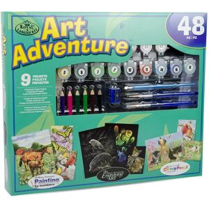 Set de Pintura por Números Royal & Langnickel - Aventura Artística - 48 Piezas Set de Pintura por Números Royal & Langnickel - Aventura Artística - 48 Piezas