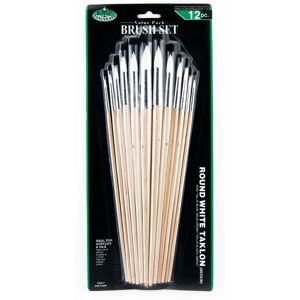 Royal & Langnickel White Taklon Brush Set - Brush Set Royal & Langnickel White Taklon Brush Set - Brush Set
