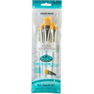 Royal & Langnickel RAQUA-203 Wisp Brush Set - Set of 5 Royal & Langnickel RAQUA-203 Wisp Brush Set - Set of 5
