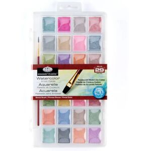 Ensemble d'aquarelles perlées Royal & Langnickel 29 pièces - Ensemble d'aquarelles - Publicité Ensemble d'aquarelles perlées Royal & Langnickel 29 pièces - Ensemble d'aquarelles - Publicité