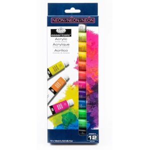 Ensemble de Peinture Acrylique Néon Royal & Langnickel - 12 x 12ml - Publicité Ensemble de Peinture Acrylique Néon Royal & Langnickel - 12 x 12ml - Publicité
