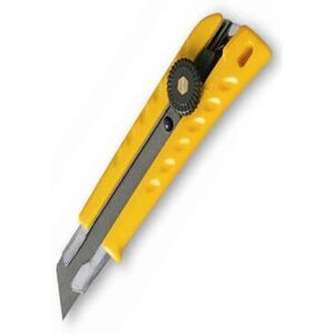 Couteau utilitaire Olfa L1 avec verrou à cliquet - Poignée durable - Canal en acier inoxydable - Changement de lame sans outils - Publicité Couteau utilitaire Olfa L1 avec verrou à cliquet - Poignée durable - Canal en acier inoxydable - Changement de lame sans outils - Publicité