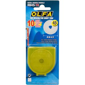 Olfa RB-45:10 45mm Craft Blades - Blister Pack Olfa RB-45:10 45mm Craft Blades - Blister Pack