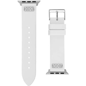 Bracelet de remplacement Guess CS2005S1 Blanc pour Apple Watch - Publicité Bracelet de remplacement Guess CS2005S1 Blanc pour Apple Watch - Publicité