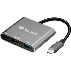 Sandberg 136-00 USB-grafiikkisovitin Alumiini - USB graphics adapter Sandberg 136-00 USB-grafiikkisovitin Alumiini - USB graphics adapter