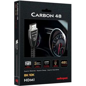 Audioquest Carbon 48 HDMI Cable - 2m - Supports 8K HDR Audioquest Carbon 48 HDMI Cable - 2m - Supports 8K HDR