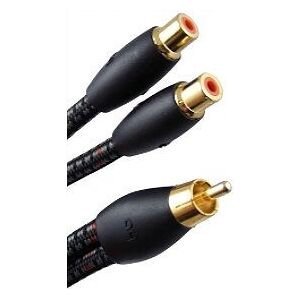AudioQuest M22F-FLX-X wysokiej jakości kabel audio RCA - Czarny AudioQuest M22F-FLX-X wysokiej jakości kabel audio RCA - Czarny