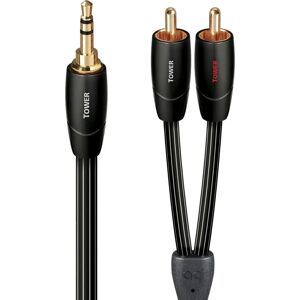 AudioQuest 2m Tower 3.5mm to RCA Audio Cable - Black AudioQuest 2m Tower 3.5mm to RCA Audio Cable - Black